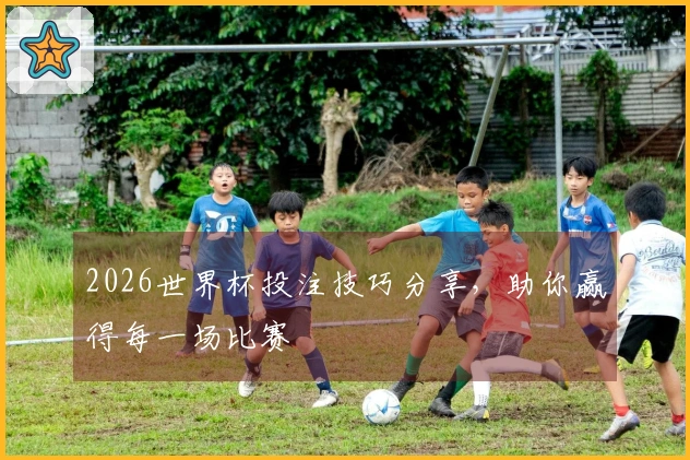 2026世界杯投注技巧分享，助你赢得每一场比赛